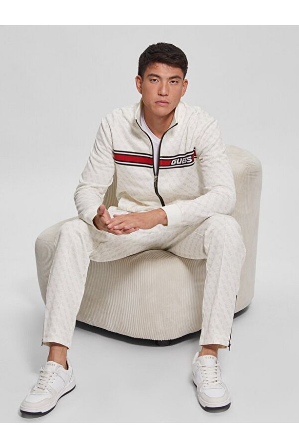 KORBIN FULL ZIP TRAC Erkek Beyaz Eşofman Üstü Z2BQ06FL04Q-P05N - 5