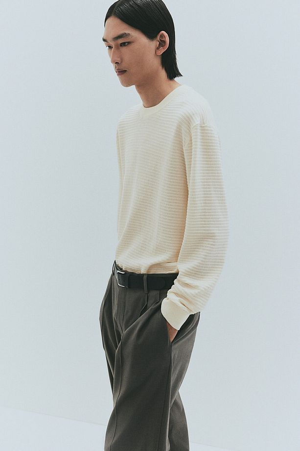 Tekstüre Triko Kazak Regular Fit - 6