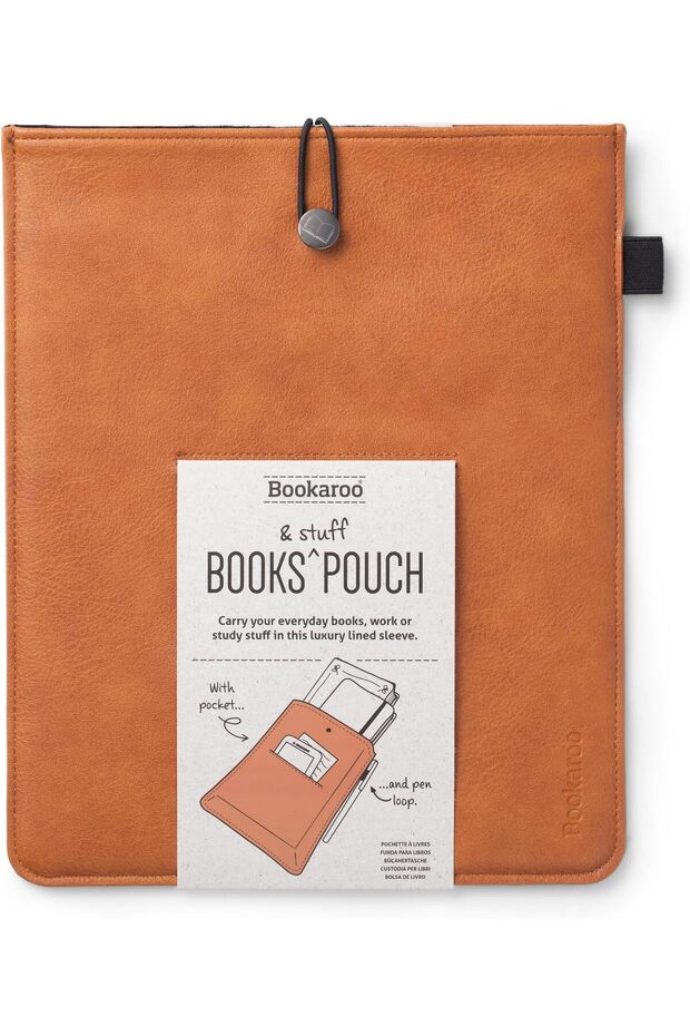 Books And Stuff Pouch Brown - 1