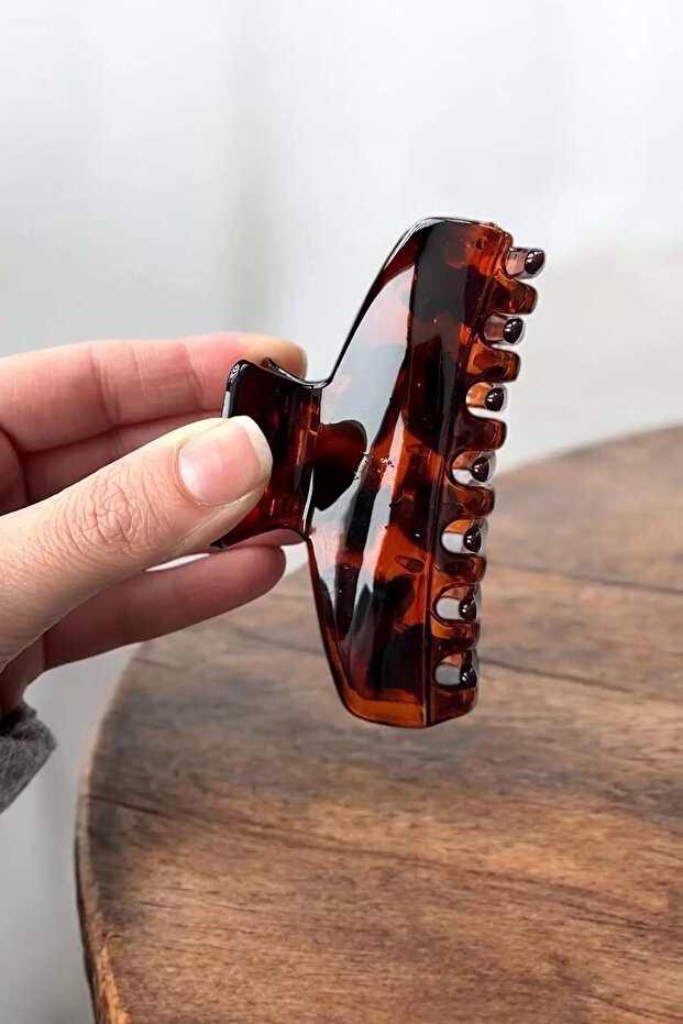 مشبك مزلاج سميك منقوش بنقشة الفهد الأحمر - 2