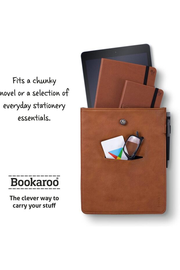 Books And Stuff Pouch Brown - 3