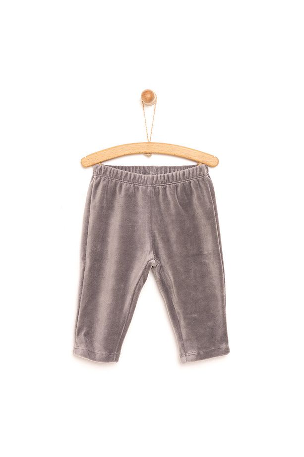 HelloBaby Erkek Bebek Eşofman Alt Fitilli Kadife Örme Kumaş Reçme Paça - 1