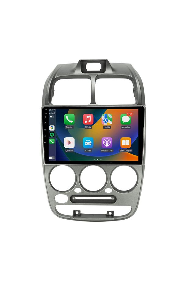 Hyundai Accent Admire Araç Multimedya Android Ekran Carplay Double Teyp 4+64 9" 99-12 Gri BLUEWAY - 2