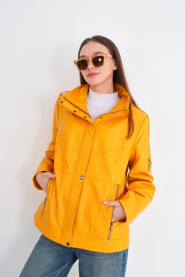 Kadın Deri Mont - 9