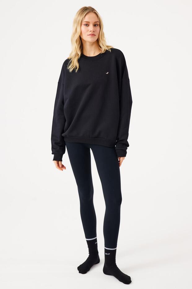 Aura Sweatshirt Siyah - 4
