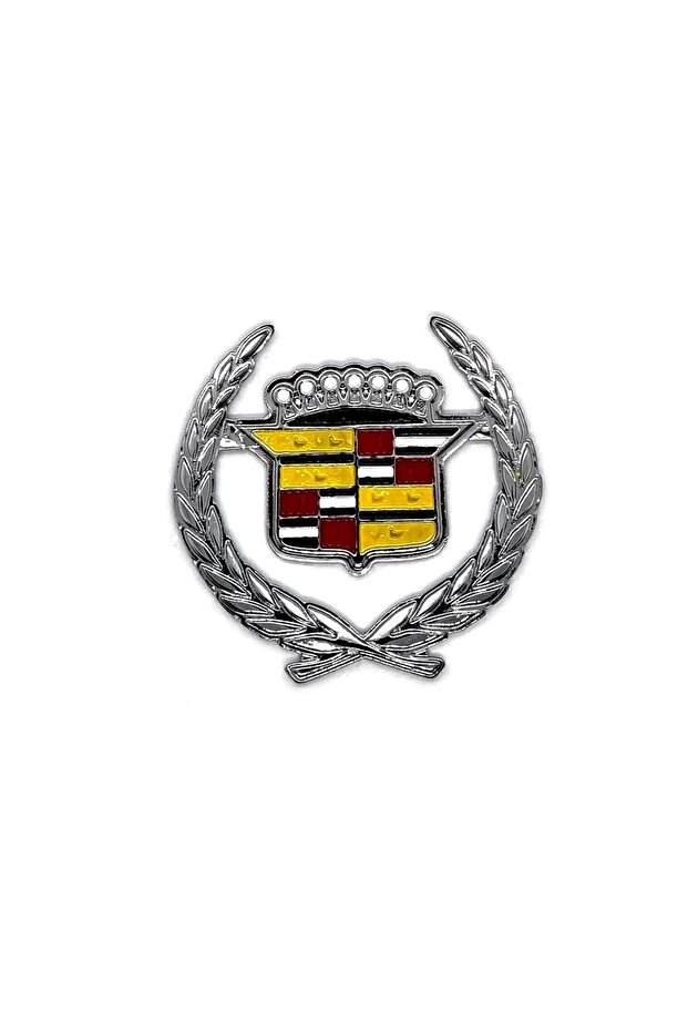 Cadillac Metal Die-Cast Emblem, 6.5 cm Tall (461357322) for Label Makers