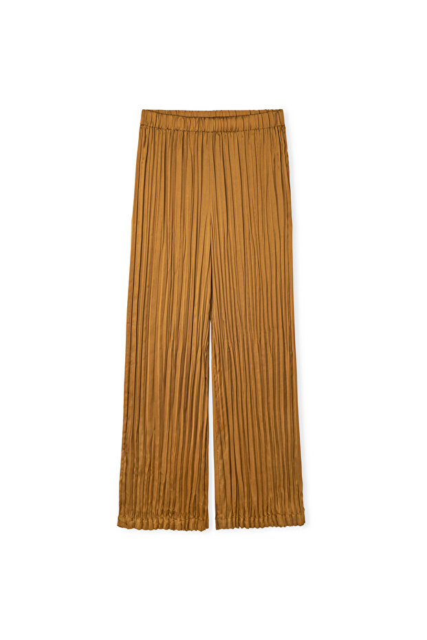 Kırışık efektli pantolon - 1