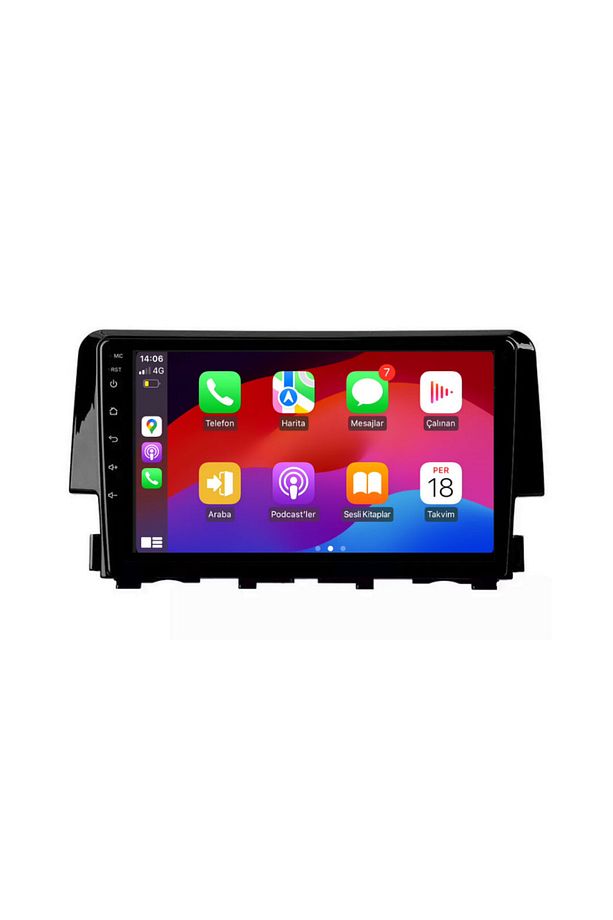 Honda Civic Fc5 Araç Multimedya Android Ekran Carplay Double Teyp 4+64 9" 16-20 P.Black BLUEWAY - 2