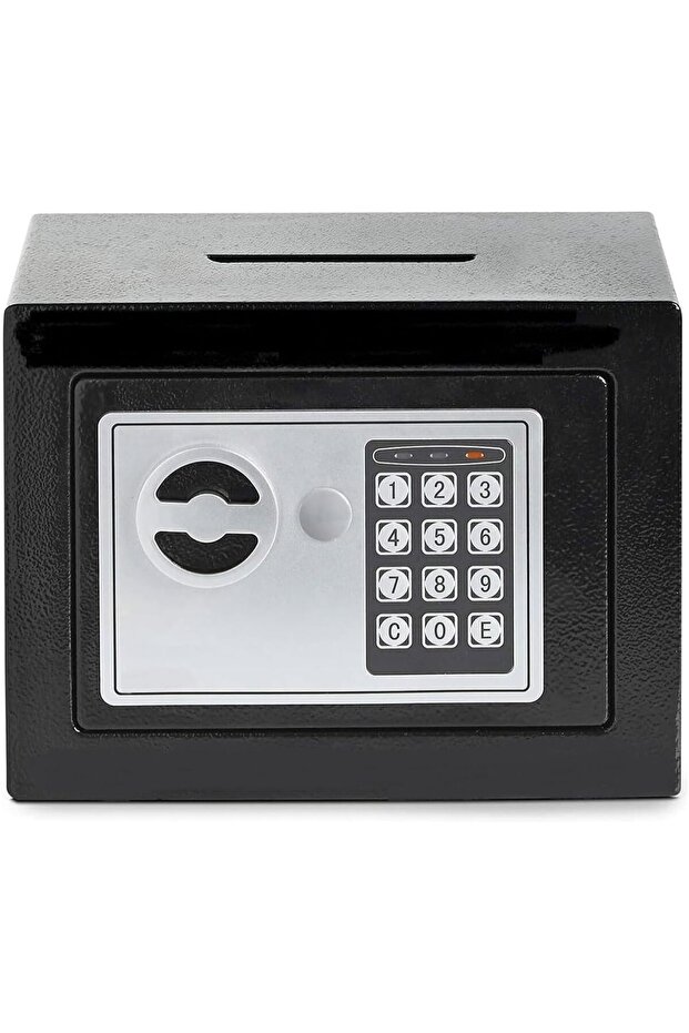 صندوق أمان إلكتروني رقمي صغير مزود بقفل ومفتاح - 2