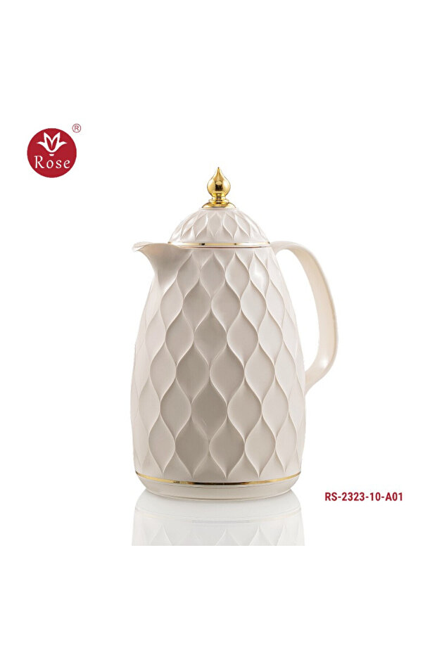 Rs-2323-ترمس لتر شاي روز (1000) مل