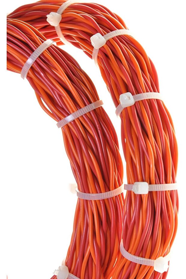 Multi Purpose Cable Ties Self Locking 50Pcs White - 4