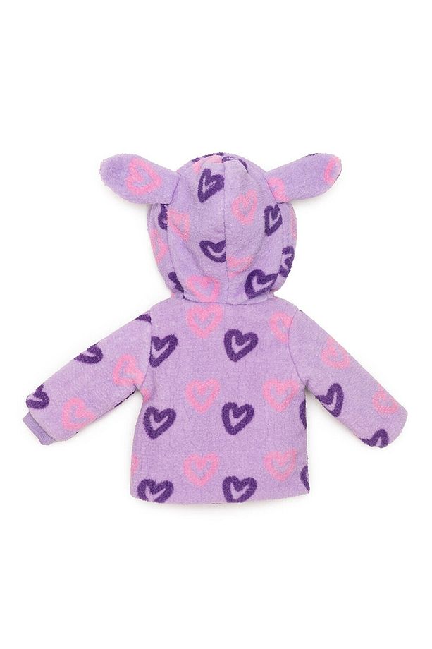 HelloBaby Basic Kız 3D Kulaklı Welsoft Mont Kız Bebek - 3