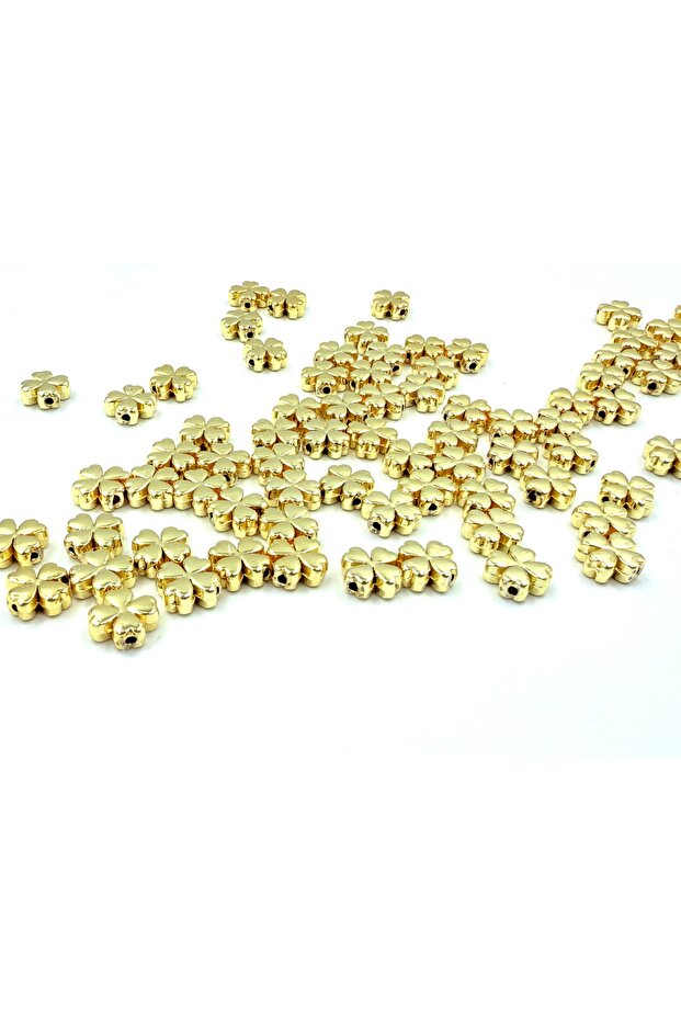 Non Darkening Gold Plated Clover Model Intermediate Apparatus 100 Pieces