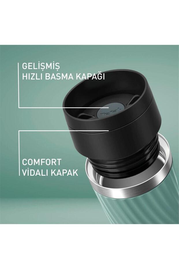 Travel Mug Easy Twist Termos - Yeşil - 0,36 Litre - 4