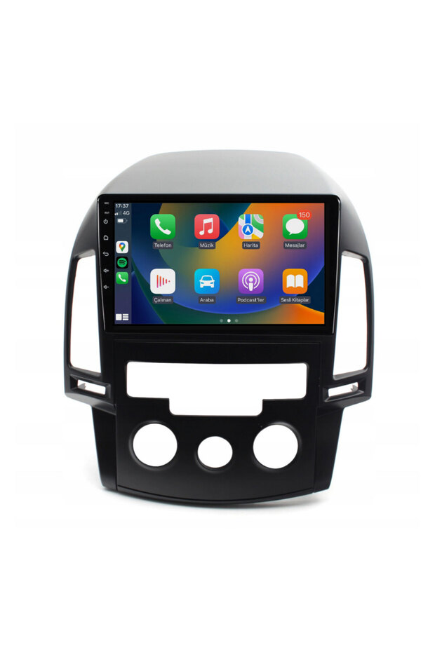 Hyundai i30 Analog Araç Multimedya Android Ekran Carplay Double Teyp 4+64 9" 08-11 Black BLUEWAY - 4