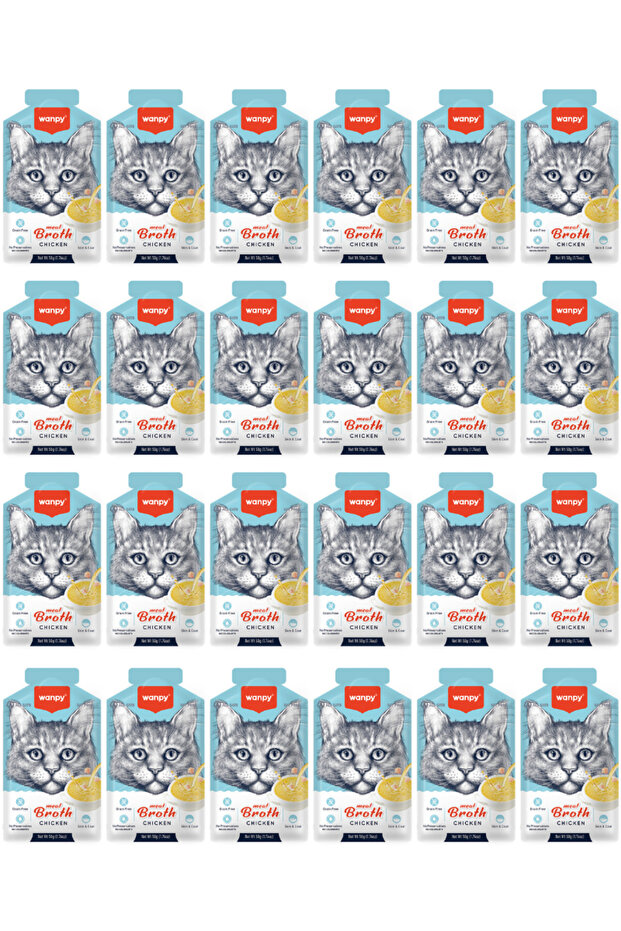 Tavuklu Tahılsız Kedi Çorbası 50gr - 24 Adet - 1
