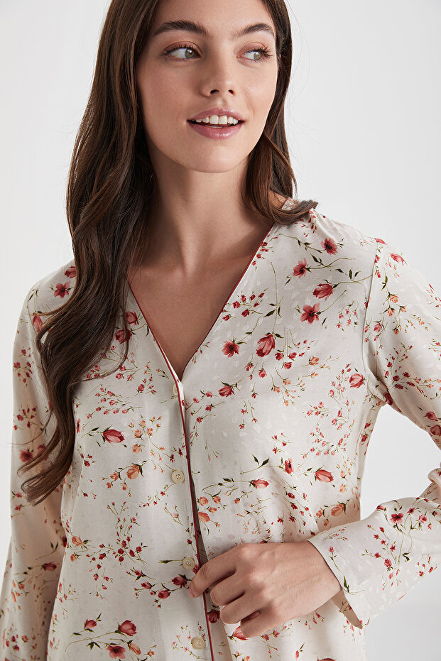 طقم بيجامة ناعم الملمس - 2