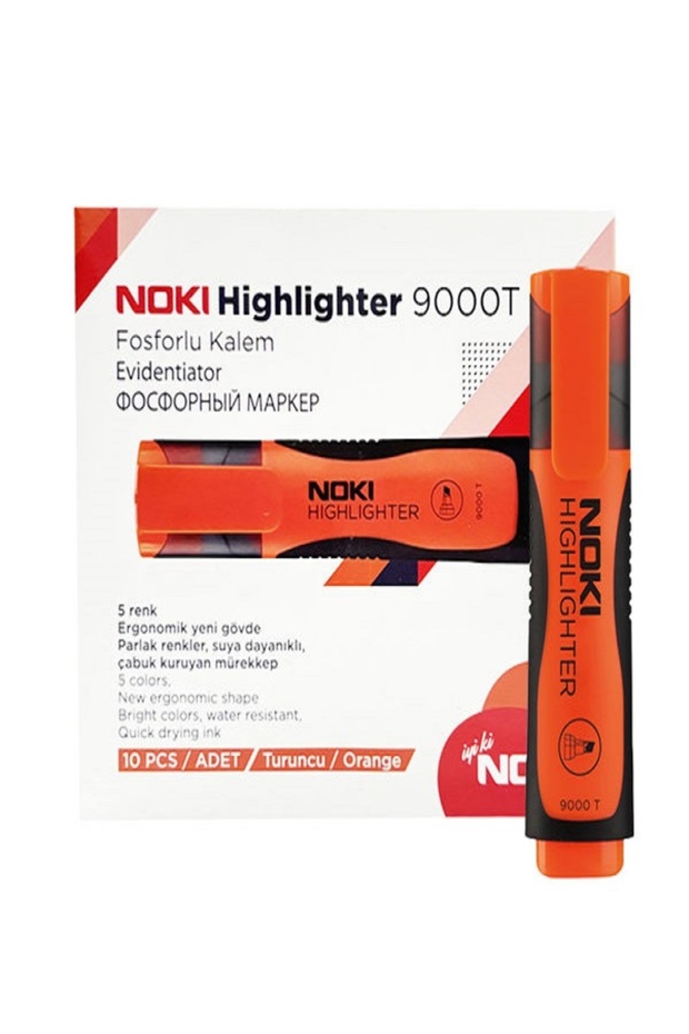 30 قطعة قلم تحديد برتقالي 9000 - 4