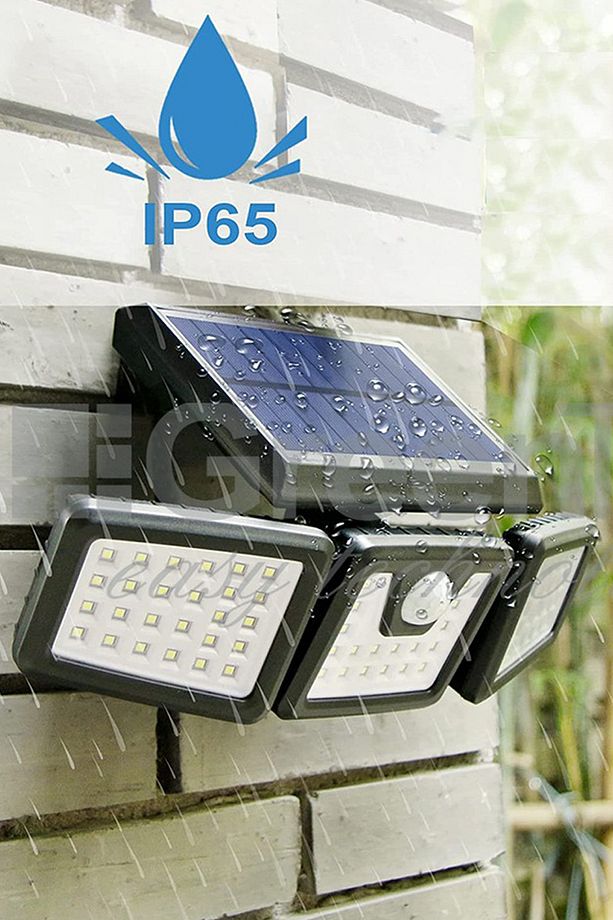 Güneş Enerjili Hareket Sensörlü 3 Taraflı Led Aydınlatma / GT-SL07/S - 7