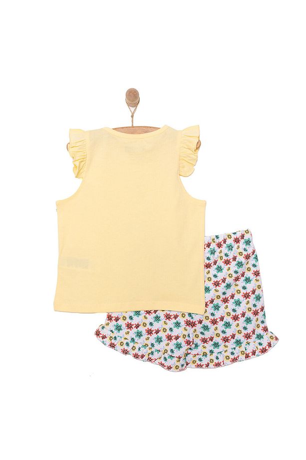 HelloBaby Basic Kız Yaz Çiçekleri Baskılı Atlet-Şort Kız Bebek - 2