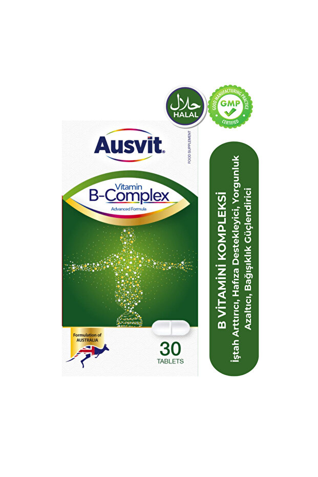 B Complex Vitamin | Enerji & & Biotin | 30 Tablet
