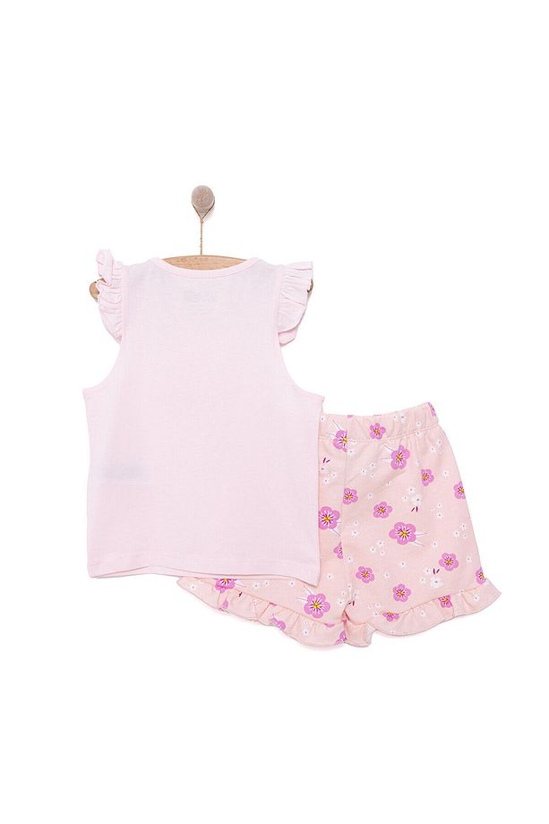 HelloBaby Basic Kız Birlikte Büyüyelim Baskılı Atlet-Şort Kız Bebek - 2