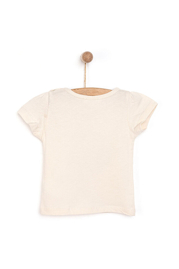 HelloBaby Basic Best Mom Baskılı Tshirt Kız Bebek - 2