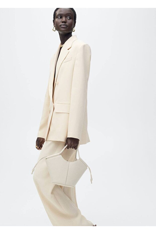 Kruvaze blazer ceket - 5