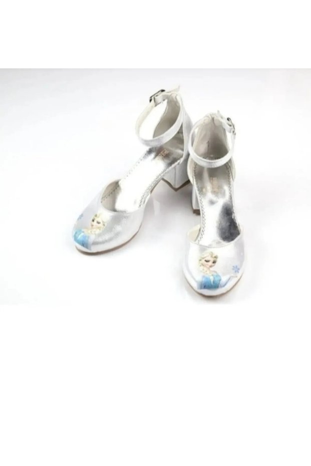 Girl Child Low-Heeled Shoes Figured Birthday Shoes