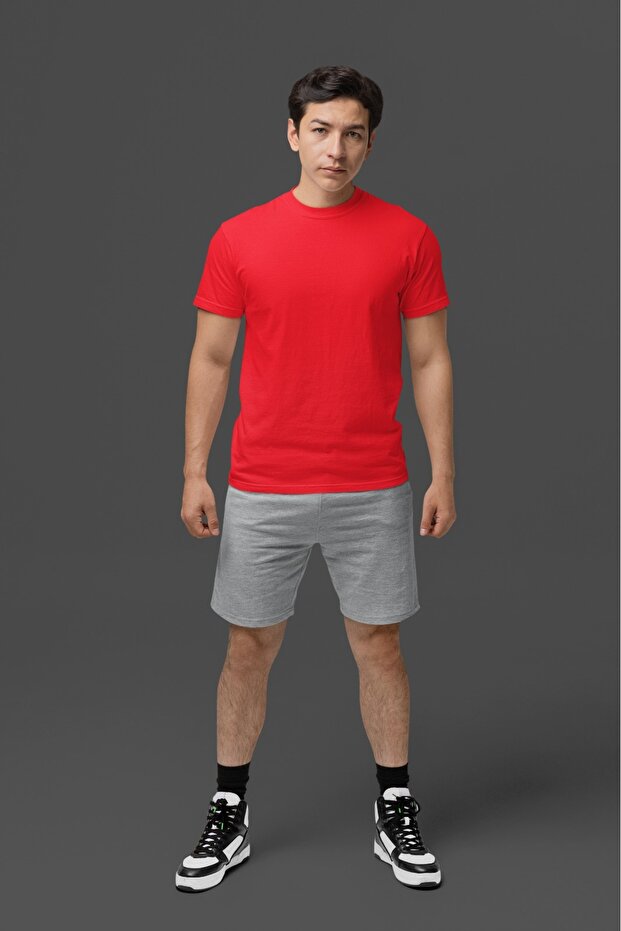 Men's 100% Cotton Round Neck T-Shirt