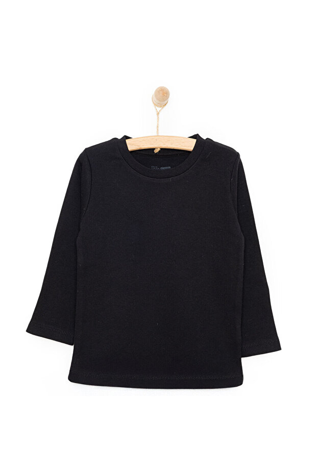 HelloBaby Basic İnterlok Uzun kol Tshirt Unisex - 3