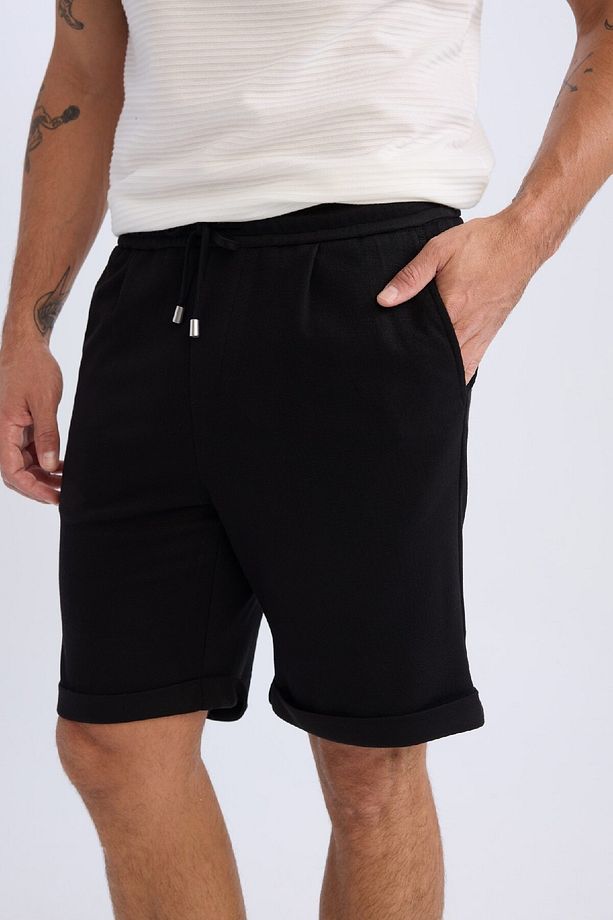 Beli Bağcıklı Yazlık Pike Bermuda Şort A7341ax25sp - 5