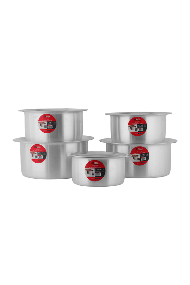 5 Piece Flat Bottom Tope Set- DC2680