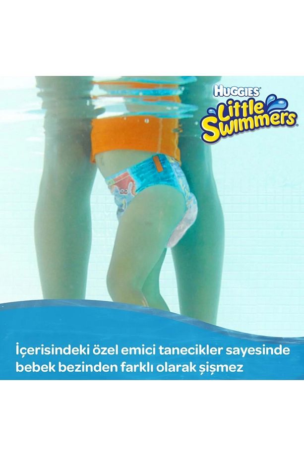 Huggıes Little Swımmers Mayo Bebek Bezi Beden:3-4 (7-15Kg) 72 Adet (6Pk*12) - 7