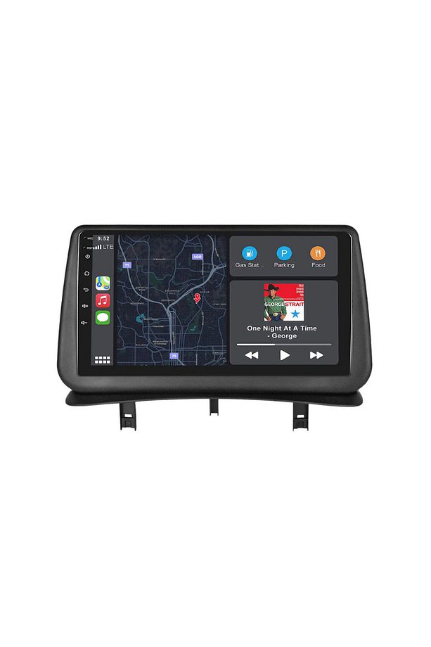 Renault Clio 3 Araç Multimedya Android Ekran Carplay Double Teyp 4+64 9" 05-12 Black BLUEWAY - 3