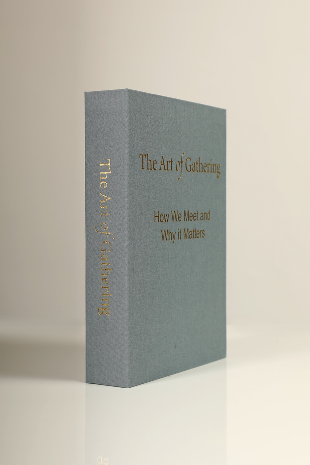 Fabric Covered the Art of Gat. Blue Gold Decorative Book Box