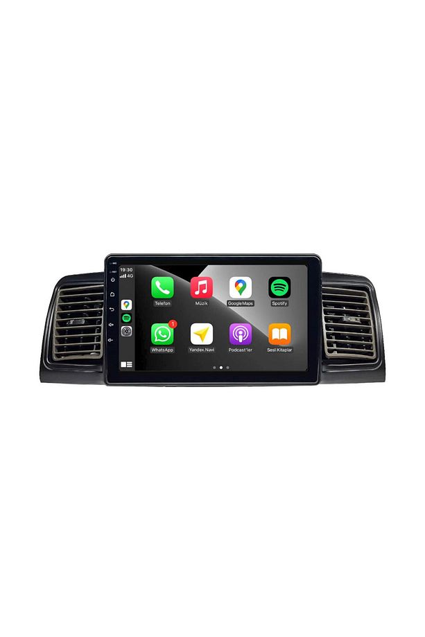 Toyota Corolla Araç Multimedya Android Ekran Carplay Double Teyp 4+64 9" 02-06 Black BLUEWAY - 2