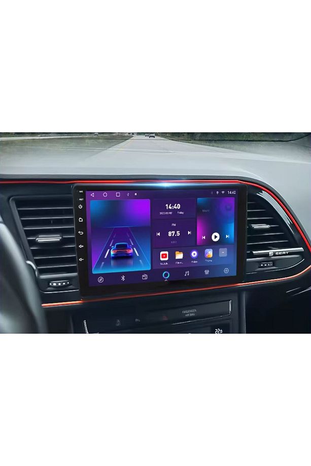 Seat Leon Araç Multimedya Android Ekran Carplay Double Teyp Navigasyon 4+64 9" 13-20 P.Black BLUEWAY - 5