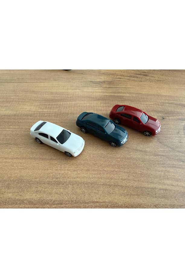 1/100 Ölçek Maket 3'lü Araba - 2
