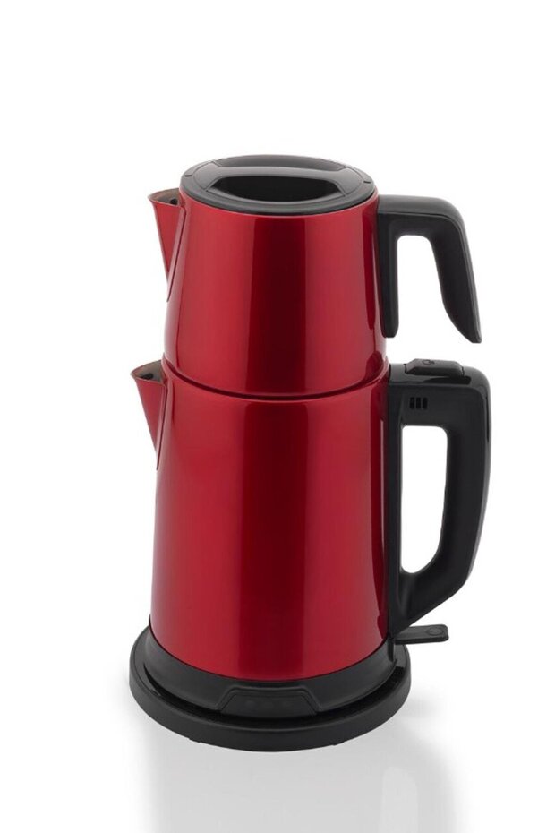 ماكينة الشاي الكهربائية Teelike - أحمر - 2