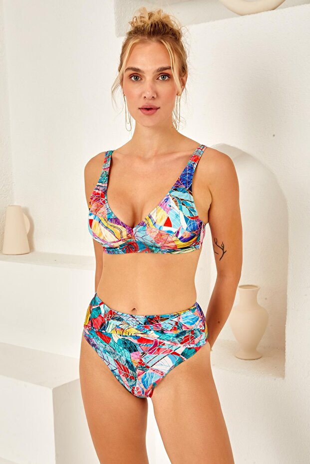 Toparlayıcı Bikini Tek Üst 4303-D - 1