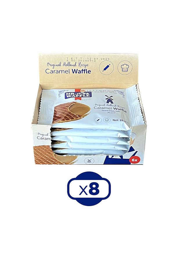 MR.WAFFLE Caramel Waffle 26 gr 6 lı Kutu x 8 Adet - 1