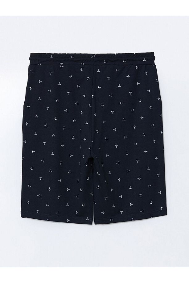 Standart Kalıp Erkek Pijama Alt Şort - 2