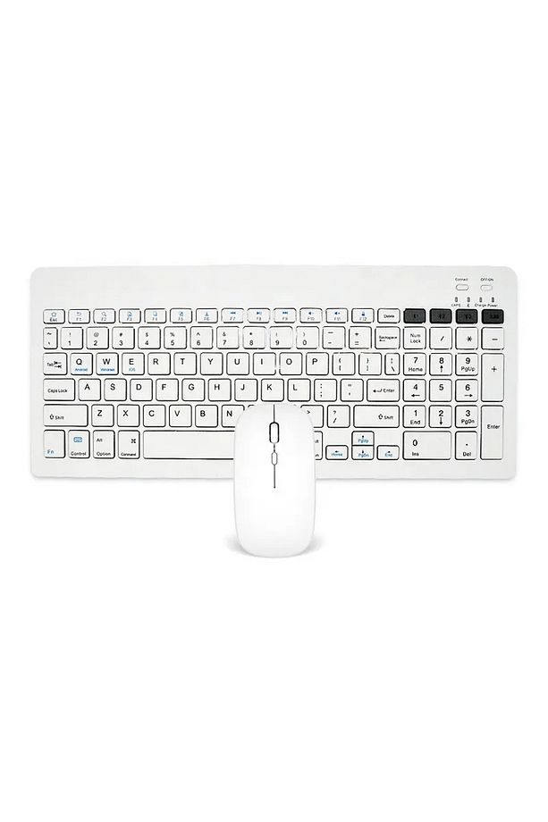 2in1 Kablosuz 2.4g ve Bluetooth Wireless Klavye Mouse Set - AL5043 - 8