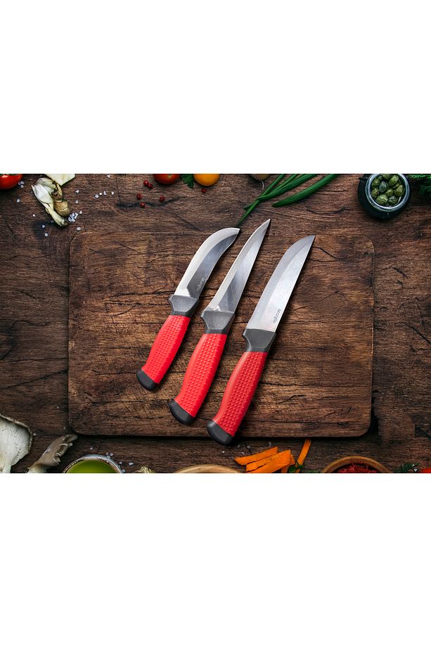 Ergonamik Kasap Biçak Seti 3 lü - 1