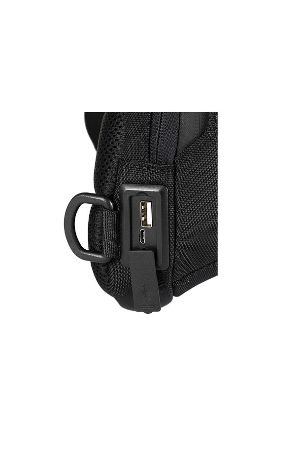 Siyah Unisex Omuz Askılı Çapraz Göğüs Çantası 31301 - 5