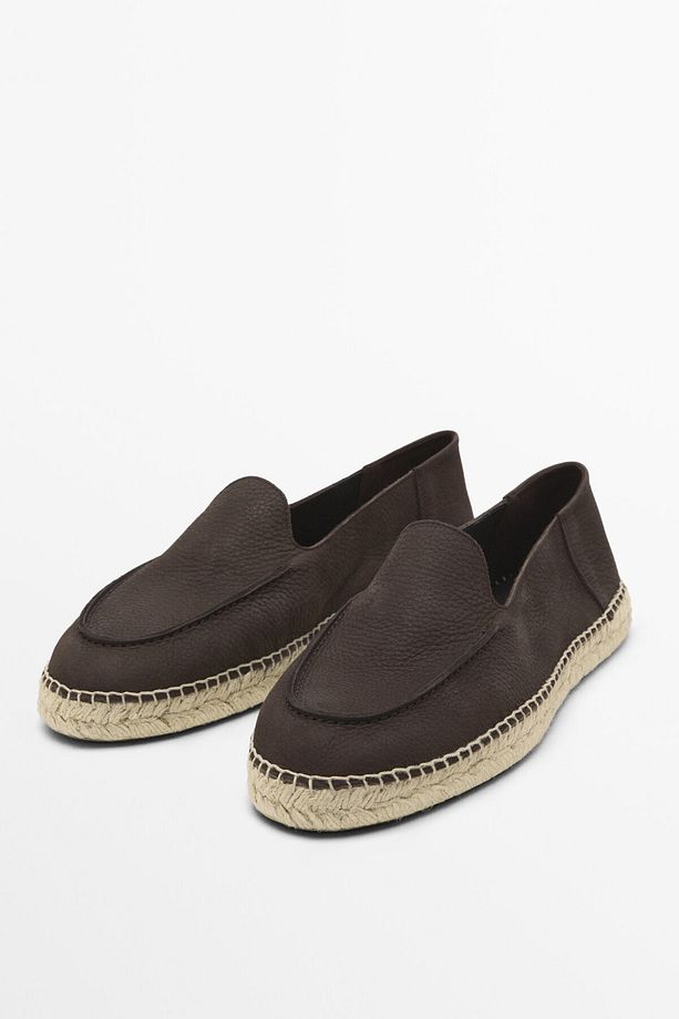 Burnu dikişli espadril - 2