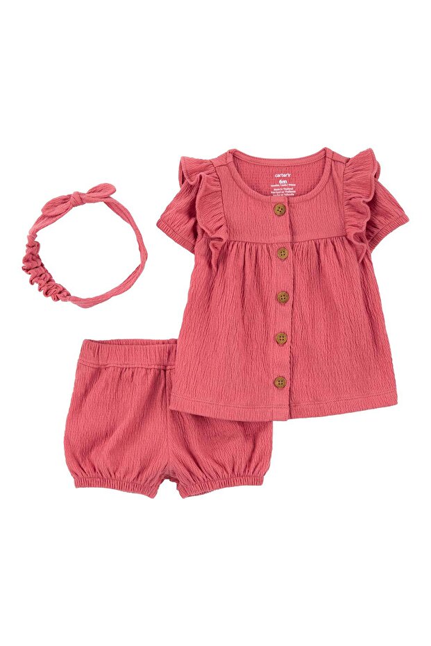 Kız Bebek Alt Üst Set - 1