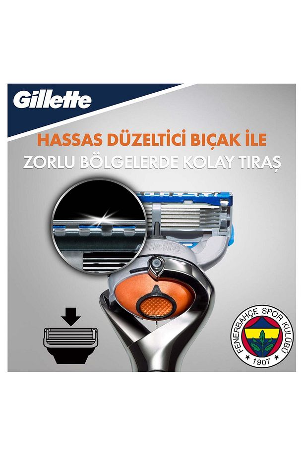 Fusion Proglide Makine + 4'lü Yedek Bıçak Fenerbahçe Özel Seri - 7