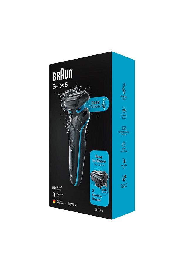 Yeni Seri 5 M1000s Kablosuz Tıraş Makinesi, Autosense, Easyclean, Easyclick, Islak & Kuru - 8